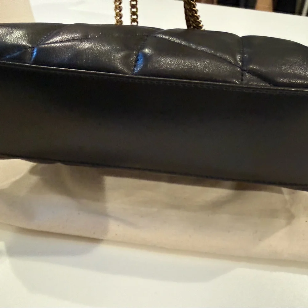 Saint Laurent Toy Puffer Bag in Quilted Lambskin, Noir, NWT - Picture 13 of 14